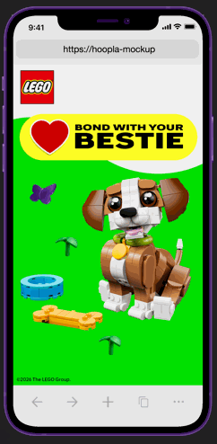 Build Your Bestie playable ad preview